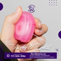 Recomendación de higiene con hilo dental
